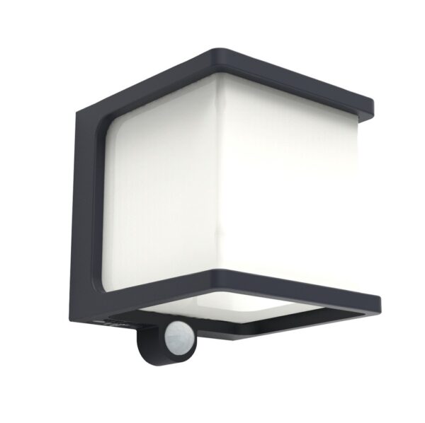 Lutec 6940101125 Doblo LED Nástěnné venkovní světlo | Teplá bílá | Šedá | 7,5W