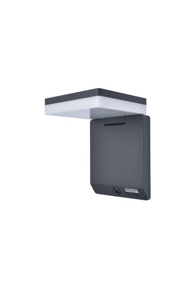 Lutec 6943101012 Moze LED Nástěnné venkovní světlo | Teplá bílá | Černá | 8W