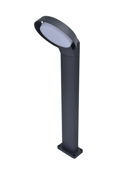 Lutec 7105701118 Polo LED Zahradní sloupkové světlo | Teplá bílá | Šedá | 15W