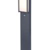 Lutec 7193004118 Qubo LED Zahradní sloupkové světlo | Teplá bílá | Šedá | 17W | 3000 K