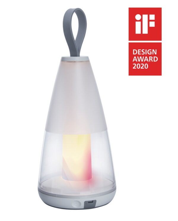 Lutec 8500102331 Pepper LED Venkovní stolní svítidlo | RGB | Variabilní | 3W | Bílá