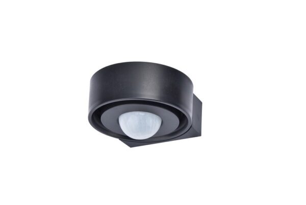 Lutec 9760002330 Dawny Venkovní světlo s čidlem | Černá