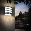 Philips 17315/47/16 Calgary LED Nástěnné venkovní světlo | Teplá bílá | 3W | Šedá
