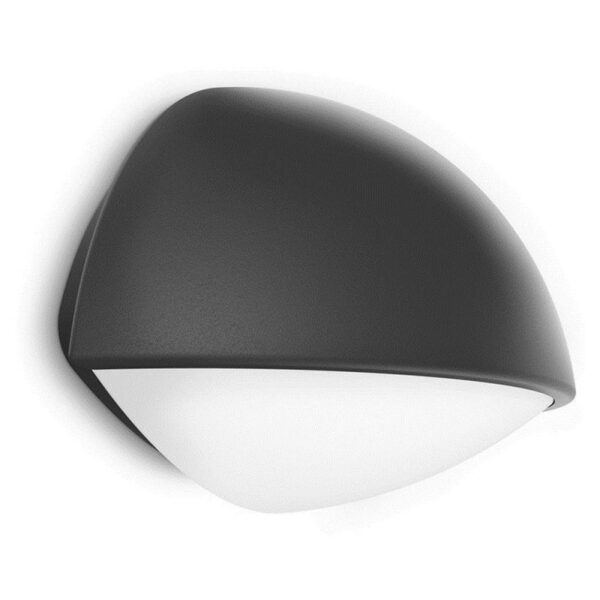 Philips 16407/93/16 Dust LED Nástěnné venkovní světlo | Teplá bílá | 3W | Černá