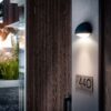 Philips 16407/93/16 Dust LED Nástěnné venkovní světlo | Teplá bílá | 3W | Černá