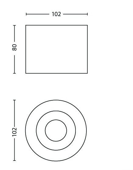 Philips 53300/30/16 Phase LED bodové svítidlo | Teplá bílá | Černá | 4,5W