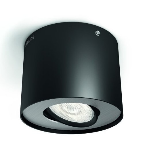 Philips 53300/30/16 Phase LED bodové svítidlo | Teplá bílá | Černá | 4,5W
