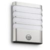 Philips 17274/47/16 Raccoon LED Nástěnné venkovní světlo | Teplá bílá | 3W | Kov | Nerez