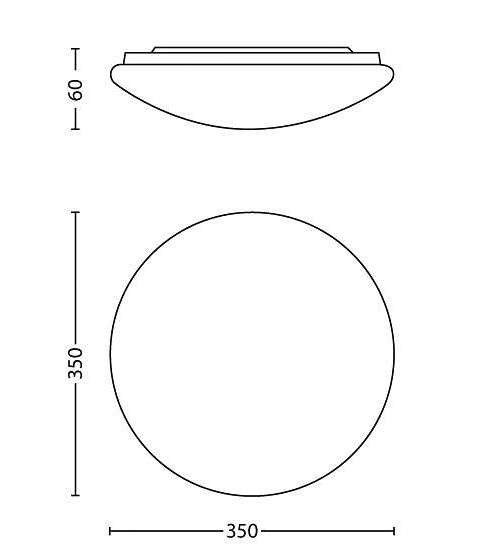 Philips 31815/87/16 Twirly LED nástěnní svítidlo | Teplá bílá | Šedá