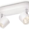 Philips 56242/31/16 Star LED bodové svítidlo | Teplá bílá | Bílá | 2x3W