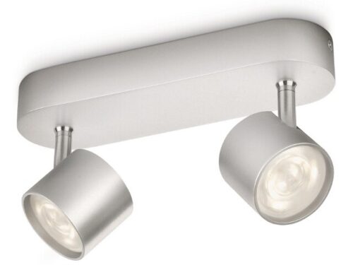 Philips 56242/48/16 Star LED bodové svítidlo | Teplá bílá | Kov | 2x3W