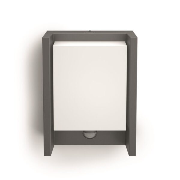 Philips 16461/93/16 Arbour LED Nástěnné venkovní světlo | Teplá bílá | 6W | Černá