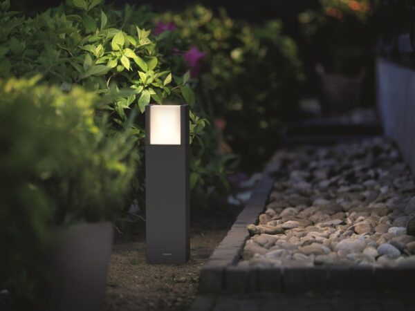 Philips 16463/93/16 Arbour LED venkovní svítidlo | Teplá bílá | 6W | Černá | 5