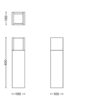Philips 16463/93/16 Arbour LED venkovní svítidlo | Teplá bílá | 6W | Černá | 12