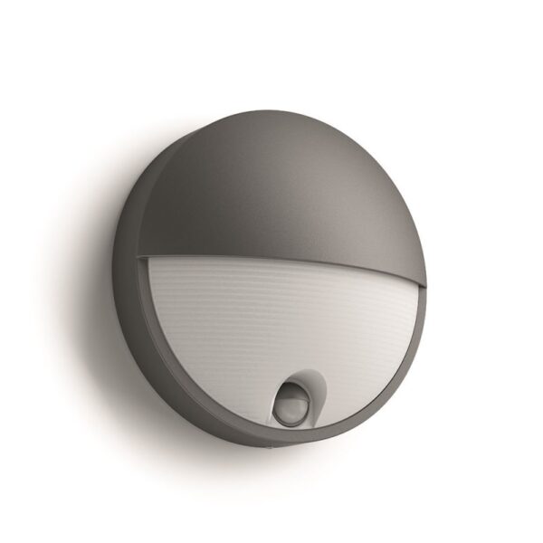 Philips 16456/93/16 Capricorn LED Nástěnné venkovní světlo | Teplá bílá | 6W | Černá