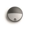 Philips 16456/93/16 Capricorn LED Nástěnné venkovní světlo | Teplá bílá | 6W | Černá