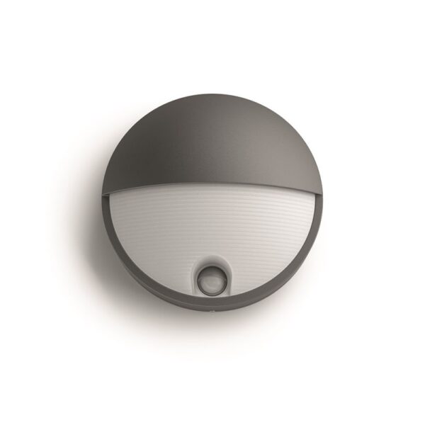 Philips 16456/93/16 Capricorn LED Nástěnné venkovní světlo | Teplá bílá | 6W | Černá