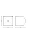 Philips 17322/93/16 Grass LED Nástěnné venkovní světlo | Teplá bílá | 2x4,5W | Černá