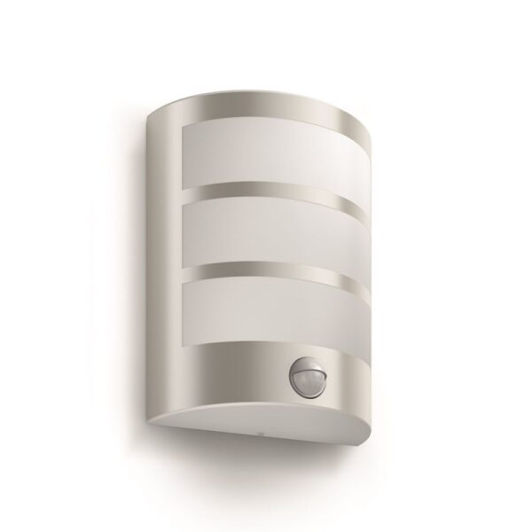 Philips 17324/47/16 Python LED Nástěnné venkovní světlo | Teplá bílá | 6W | Kov | Nerez