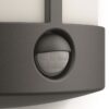 Philips 16465/93/16 Stock LED Nástěnné venkovní světlo | Teplá bílá | 6W | Černá