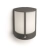 Philips 16465/93/16 Stock LED Nástěnné venkovní světlo | Teplá bílá | 6W | Černá