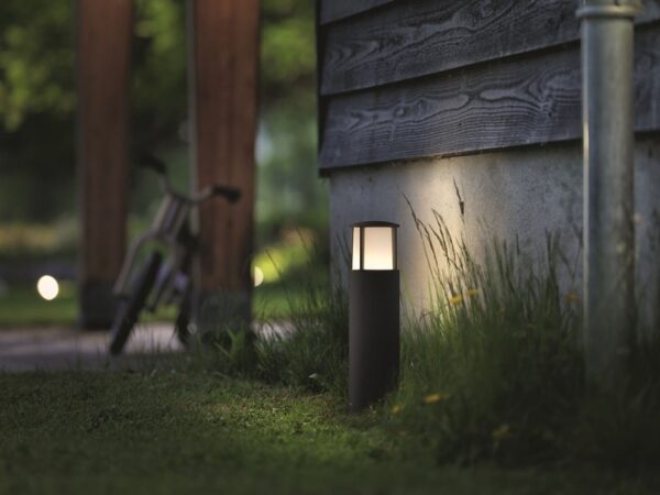 Philips 16466/93/16 Stock LED venkovní svítidlo | Teplá bílá | 6W | Černá