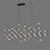 Italux 5900644314547 LED stropní svítidlo | Teplá bílá | Černá | 132W