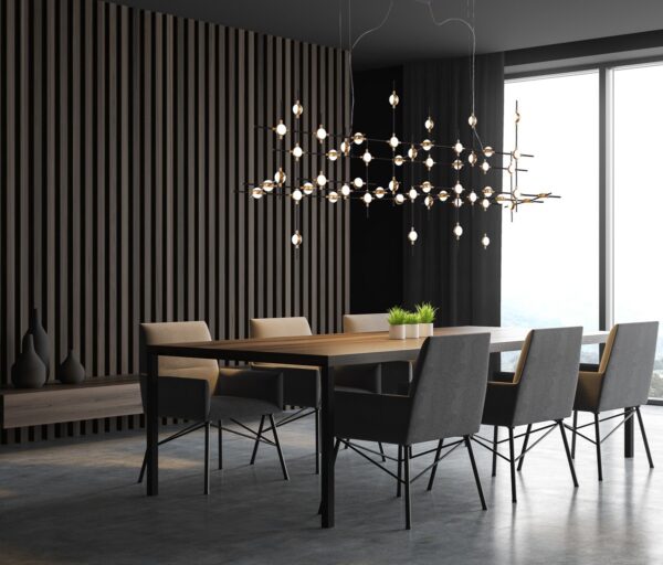 Italux 5900644314547 LED stropní svítidlo | Teplá bílá | Černá | 132W