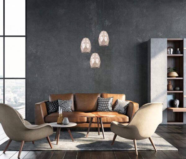 Italux 5900644435549 Lustr | E27 | Barevný kov | Zlatá