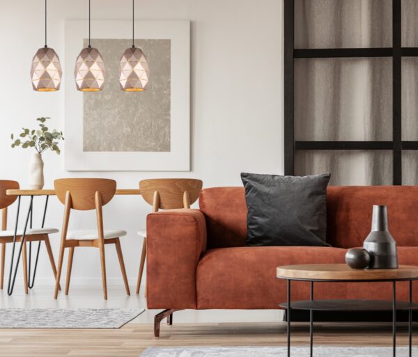 Italux 5900644435587 Lustr | E27 | Barevný kov | Zlatá