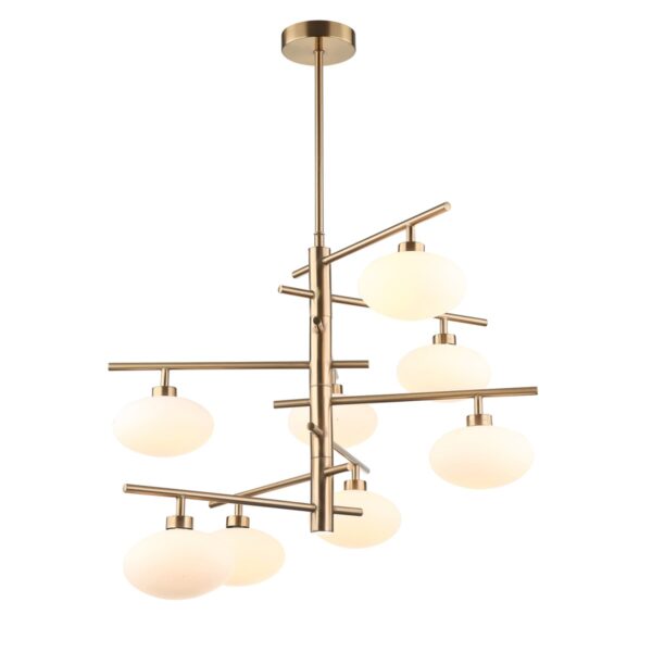 Italux 5900644437642 LED stropní svítidlo | 8X25W | Bílá