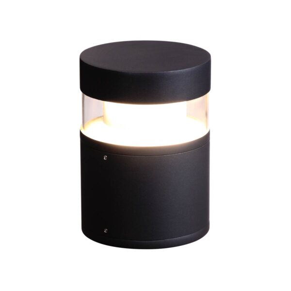 Italux 5902854534647 LED Zahradní sloupkové světlo | Teplá bílá | 12W | Černá
