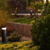 Italux 5902854534678 LED Zahradní sloupkové světlo | Přírodní bílá | 12W | Černá