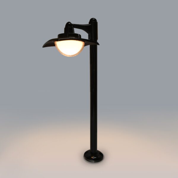Italux 5902854535446 LED Zahradní sloupkové světlo | Teplá bílá | 9W | Černá