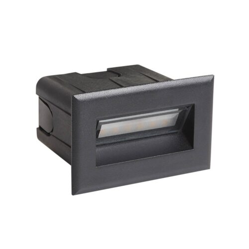 Italux 5902854534876 LED venkovní svítidlo | Teplá bílá | 3W | Černá