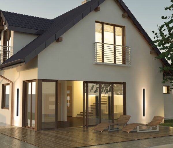 Italux 5902854535330 LED Nástěnné venkovní světlo | Přírodní bílá | 2,9W | Černá