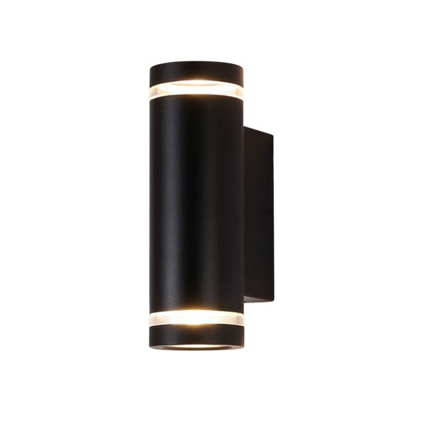 Italux 5902854535415 LED Nástěnné venkovní světlo | Přírodní bílá | 14W | Černá