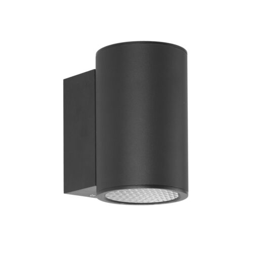Italux 5902854534951 LED Nástěnné venkovní světlo | Teplá bílá | 1,5W | Černá