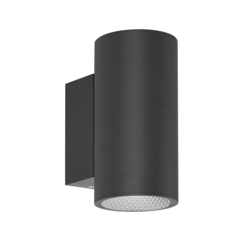 Italux 5902854534975 LED Nástěnné venkovní světlo | Teplá bílá | 20W | Černá