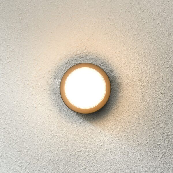 Italux 5902854535620 LED Nástěnné venkovní světlo | Teplá bílá | 12W | Černá