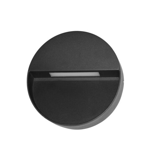 Italux 5902854535132 LED Nástěnné venkovní světlo | Přírodní bílá | 3W | Černá