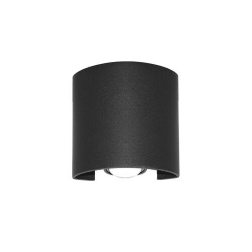 Italux 5902854534449 LED Nástěnné venkovní světlo | 2W | Černá