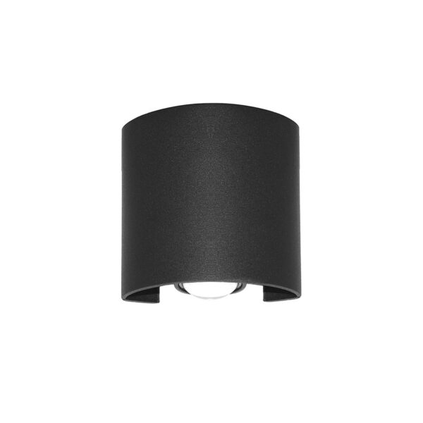Italux 5902854534449 LED Nástěnné venkovní světlo | 2W | Černá