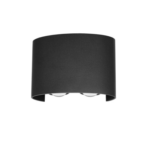 Italux 5902854534463 LED Nástěnné venkovní světlo | 4W | Černá