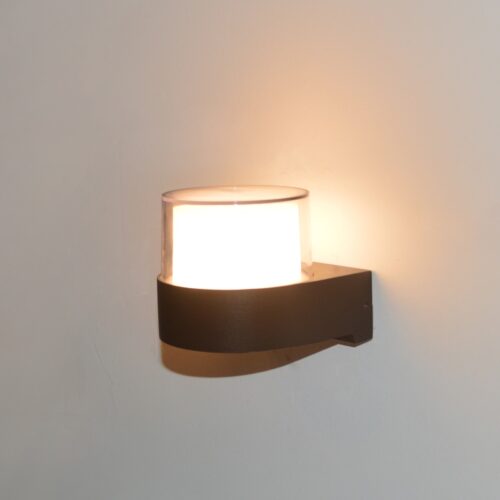 Italux 5902854535552 LED Nástěnné venkovní světlo | Přírodní bílá | 5W | Černá