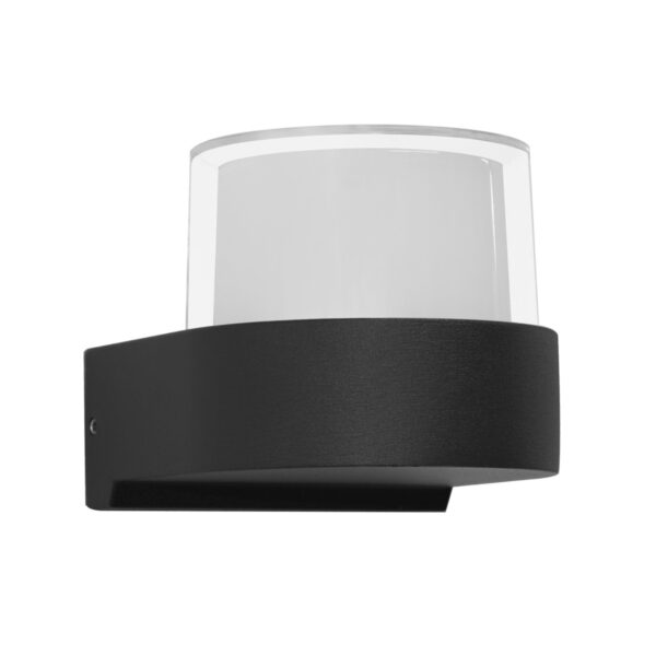 Italux 5902854535552 LED Nástěnné venkovní světlo | Přírodní bílá | 5W | Černá