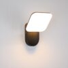 Italux 5902854535187 LED Nástěnné venkovní světlo | Teplá bílá | 12W | Černá