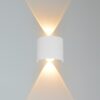 Italux 5902854534432 LED Nástěnné venkovní světlo | Teplá bílá | 2W | Bílá