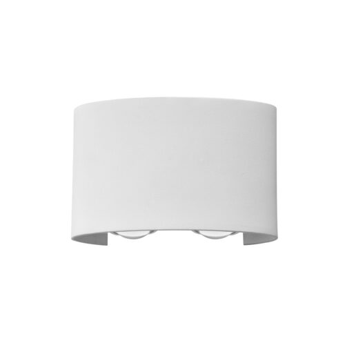 Italux 5902854534456 LED Nástěnné venkovní světlo | Teplá bílá | 4W | Bílá