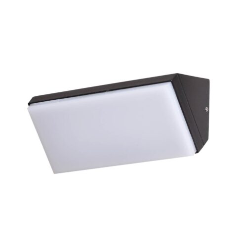 Italux 5902854534807 LED Nástěnné venkovní světlo | Přírodní bílá | 10W | Černá